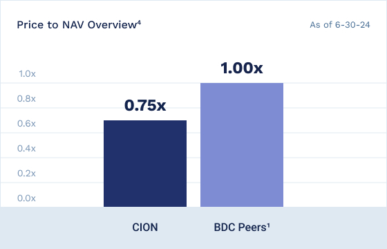 Price to NAV Overview Graph